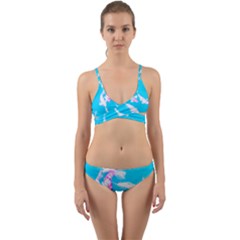 Koi Carp Scape Wrap Around Bikini Set by essentialimage