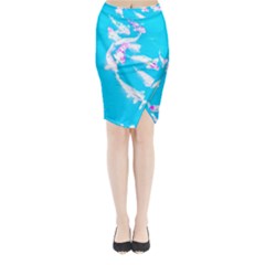 Koi Carp Scape Midi Wrap Pencil Skirt by essentialimage
