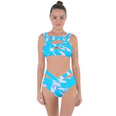 Koi Carp Scape Bandaged Up Bikini Set  by essentialimage