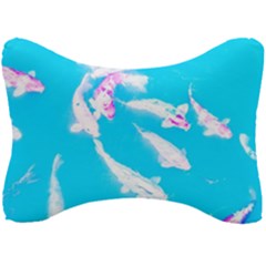 Koi Carp Scape Seat Head Rest Cushion by essentialimage