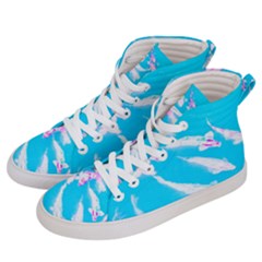 Koi Carp Scape Women s Hi-top Skate Sneakers by essentialimage