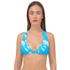 Koi Carp Scape Double Strap Halter Bikini Top by essentialimage