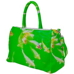 Koi Carp Scape Duffel Travel Bag by essentialimage