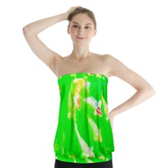 Koi Carp Scape Strapless Top by essentialimage