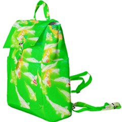 Koi Carp Scape Buckle Everyday Backpack by essentialimage