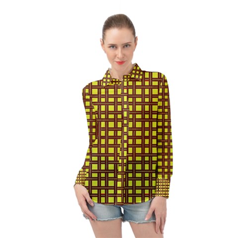 N 4 Long Sleeve Chiffon Shirt by ArtworkByPatrick