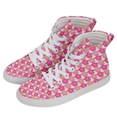 Sakura Flower Pattern Women s Hi-top Skate Sneakers by Simbadda