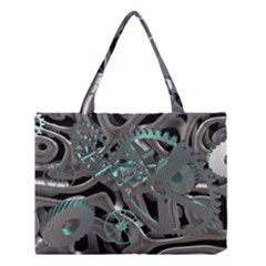 Gears Machine Machines Medium Tote Bag by Bajindul