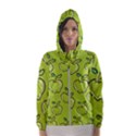 Fruit Apple Green Women s Hooded Windbreaker View1