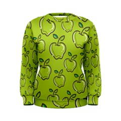 Fruit Apple Green Women s Sweatshirt by HermanTelo