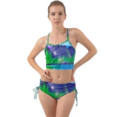 Forest Landscape Pine Trees Forest Mini Tank Bikini Set