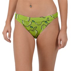 Fruit Apple Green Band Bikini Bottom by HermanTelo