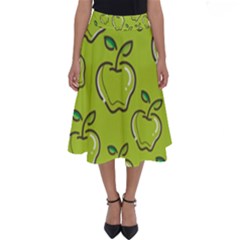 Fruit Apple Green Perfect Length Midi Skirt