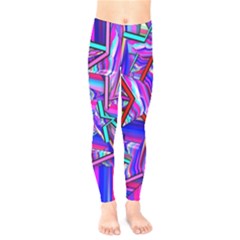 Stars Beveled 3d Abstract Kids  Legging by Mariart