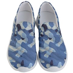 Tarn Blue Pattern Camouflage Men s Lightweight Slip Ons