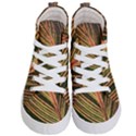 Leaf Patten Lines Colorful Plant Kids  Hi-Top Skate Sneakers View1