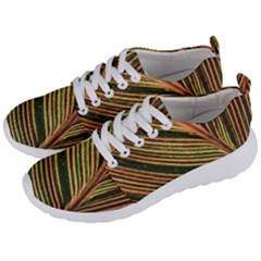 Leaf Patten Lines Colorful Plant Men s Lightweight Sports Shoes by Simbadda