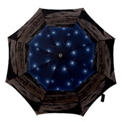 Lunar Landscape Star Brown Dwarf Hook Handle Umbrellas (medium) by Simbadda