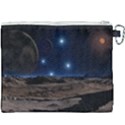 Lunar Landscape Star Brown Dwarf Canvas Cosmetic Bag (XXXL) View2