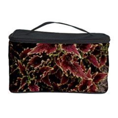 Plant Colorful Red Garden Leaves Cosmetic Storage by Simbadda