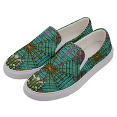 The Most Beautiful Rain Over The Stars And Earth Men s Canvas Slip Ons by pepitasart