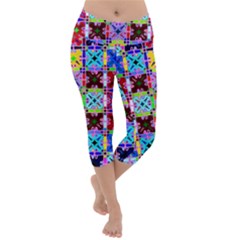 O 2 Lightweight Velour Capri Yoga Leggings