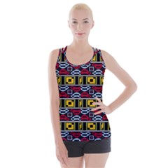 Rectangles And Other Shapes Pattern                                   Criss Cross Back Tank Top