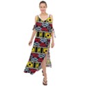 Rectangles and other shapes pattern                                      Maxi Chiffon Cover Up Dress View1