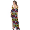 Rectangles and other shapes pattern                                      Maxi Chiffon Cover Up Dress View2
