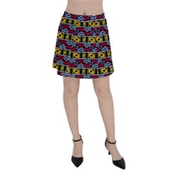 Rectangles And Other Shapes Pattern                                    Panel Skirt