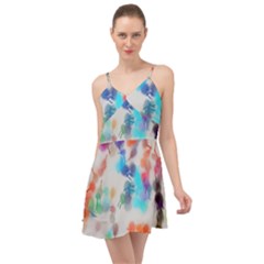 Paint Splashes Canvas                                         Summer Time Chiffon Dress by LalyLauraFLM