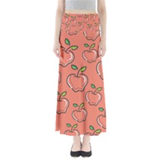 Fruit Apple Full Length Maxi Skirt