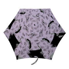 Wide Eyed Girl Lilac Mini Folding Umbrellas by snowwhitegirl