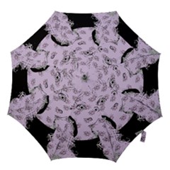 Wide Eyed Girl Lilac Hook Handle Umbrellas (large) by snowwhitegirl