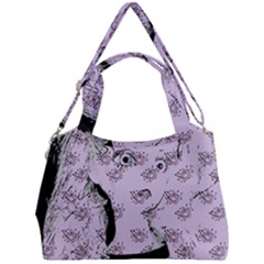 Wide Eyed Girl Lilac Double Compartment Shoulder Bag by snowwhitegirl