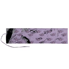 Wide Eyed Girl Lilac Roll Up Canvas Pencil Holder (l) by snowwhitegirl