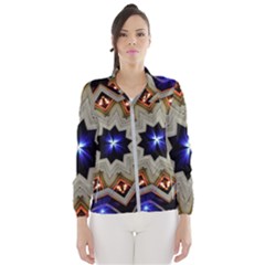 Background Mandala Star Women s Windbreaker