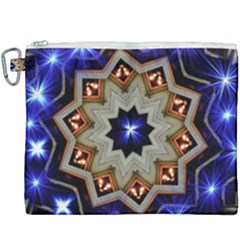 Background Mandala Star Canvas Cosmetic Bag (xxxl)