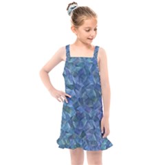 Background Blue Texture Kids  Overall Dress by Alisyart
