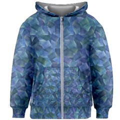 Background Blue Texture Kids  Zipper Hoodie Without Drawstring