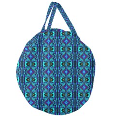 O 5 Giant Round Zipper Tote