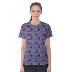 Cherries An Bats Women s Cotton Tee