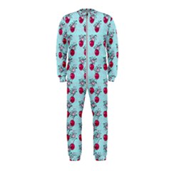 Cherries An Bats Aqua Onepiece Jumpsuit (kids)