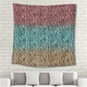 Knitted Wool Ombre 1 Square Tapestry (Large) View2