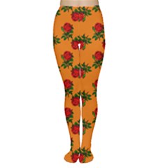 Red Roses Orange Tights