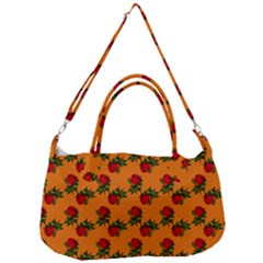 Red Roses Orange Removal Strap Handbag