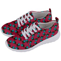 Blue Roses Pink Men s Lightweight Sports Shoes