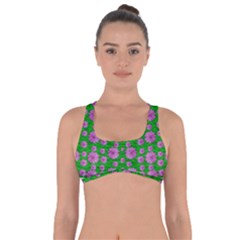 Bloom In Peace And Love Got No Strings Sports Bra