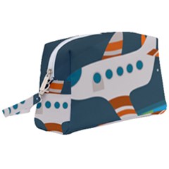 Plane Aircraft Flight Wristlet Pouch Bag (large) by Simbadda