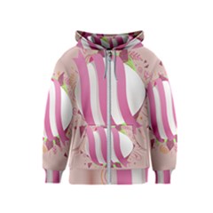 Easter Egg Colorful Spring Color Kids  Zipper Hoodie